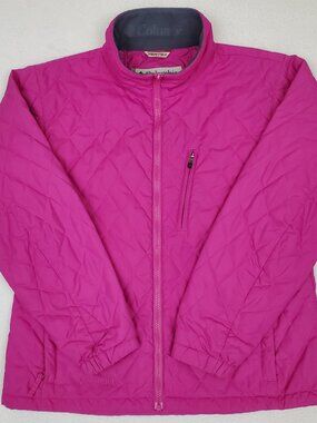 COLUMBIA Womens Size Large Pink Vertex Interchange Outdoor Zipper Puffer Jacket